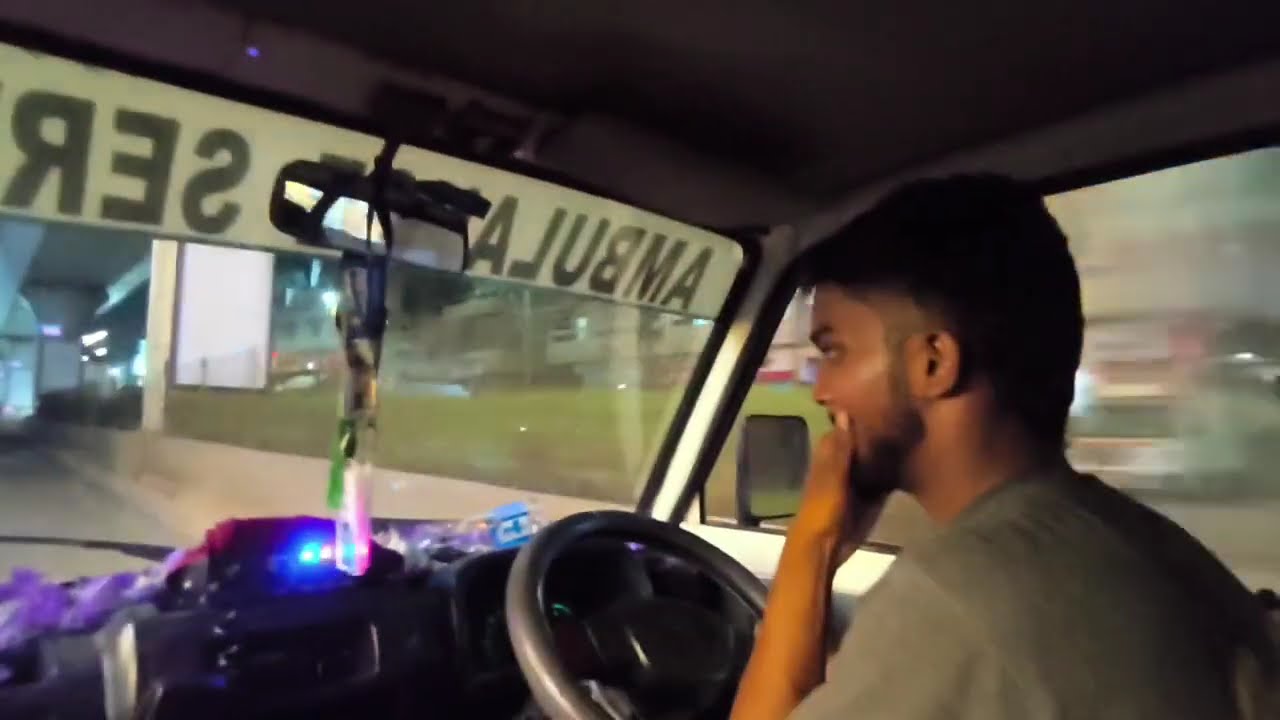 Nikhal hospital to kims hospital emergency case with oxygen plz support subscribe to my channel me 🙏