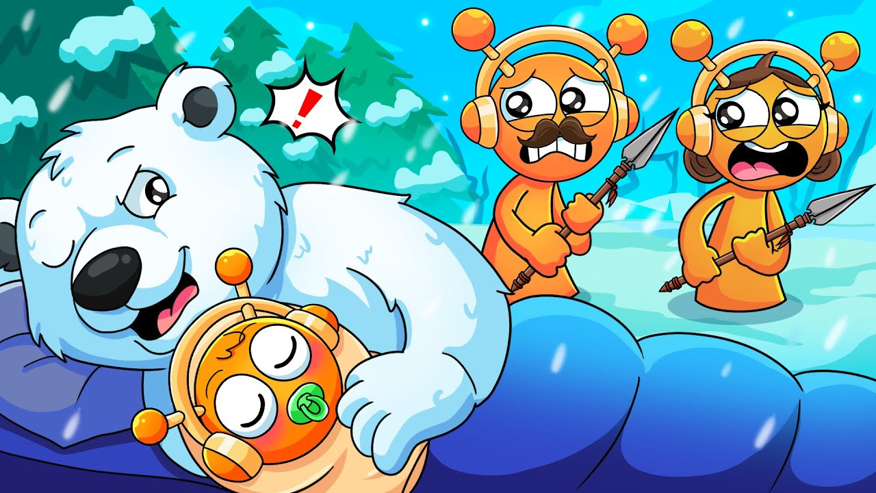 Oren Élevé Par Des Ours Polaires Dans La Glace Et La Neige | Incredibox Sprunki Animation