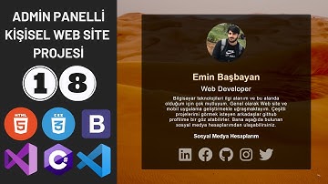 Asp.Net Mvc İle Admin Panelli Kişisel Web Site Yapımı /Admin Panel Listeleme İşlemleri / Ders 18