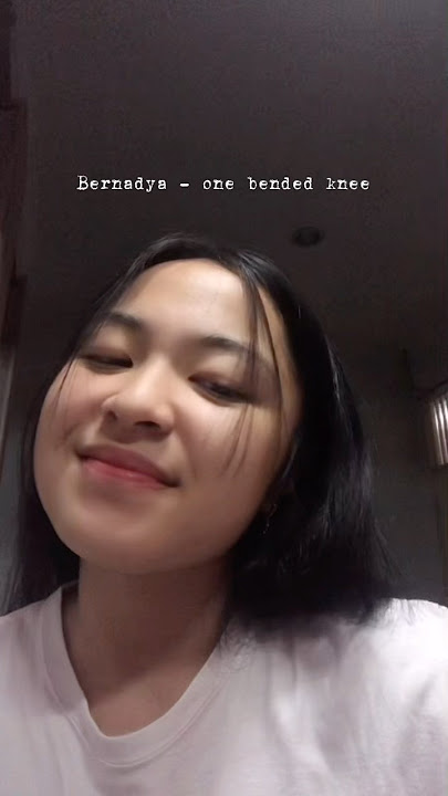 Bernadya cover one bended knee #shorts #bernadya