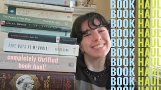 A big ole' Book Haul! Tons of books from used bookstores, thrift stores, and more!
