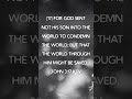 BIBLE AUDIO JOHN 3:17 || God's Word - Bible Stories #Shorts