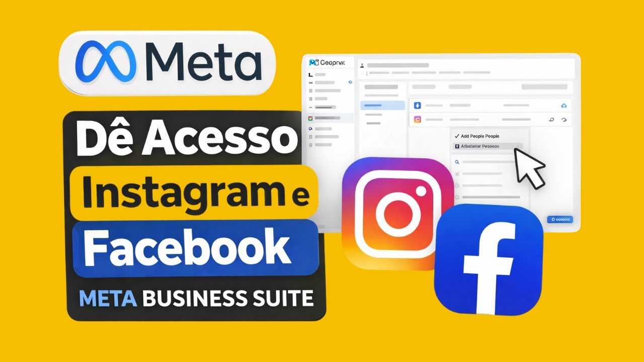 Como Dar Acesso ao Instagram e Facebook pelo Meta Business Suite (Passo a Passo)