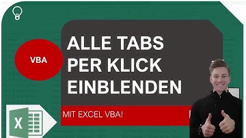 Ausgeblendete Tabellenblätter in Excel aufeinmal einblenden - Excel VBA I Excelpedia