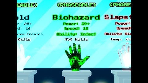 Showcasing BIOHAZARD Glove (Killstreak Chaos.)