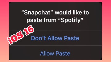 How to Fix Allow Paste Jeeps Popping Up in iOS 16 ?