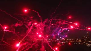 Chicago Night Aerial Footage | DJI Inspire 3