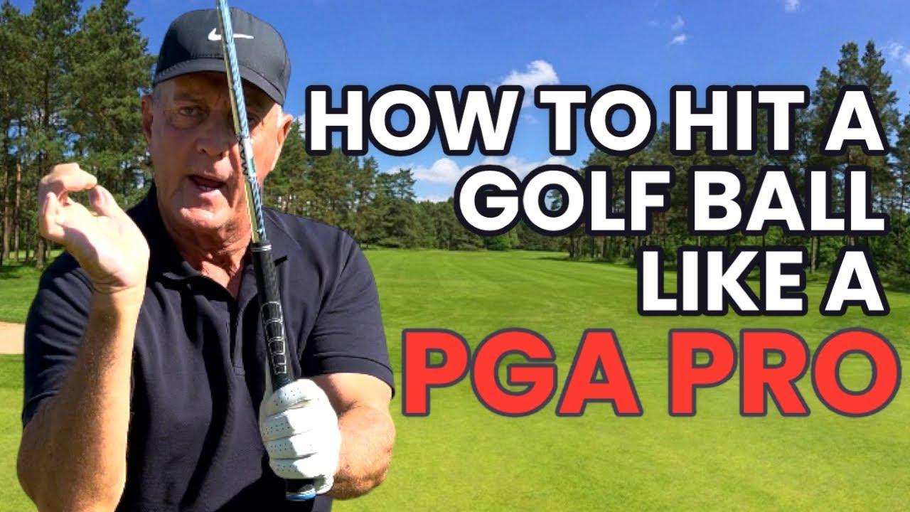 How to hit a golf ball like a PGA PRO. #golftips - YouTube