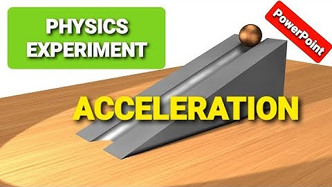 ACCELERATION #physicsexperiment #science #experiment #howto
