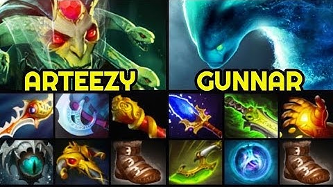 ARTEEZY Mid vs GUNNAR — Rapier Medusa vs Scepter Morphling 7.28 Dota 2