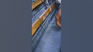 how to get threads in reed without threading #powerlooms #textile #textiles#dhoti #dobby #workshop