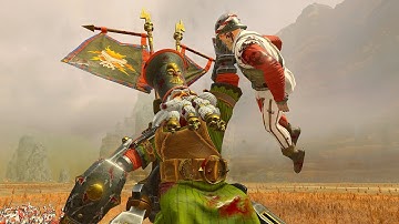 Chaos Dwarfs Battle Animations. Total War Warhammer 3