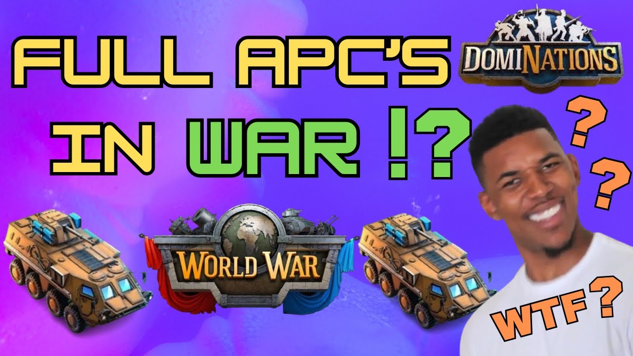 Using FULL APC's in WAR Attack?! Will it Work?! - DomiNations