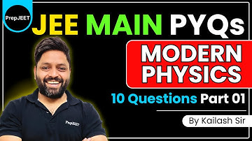 Modern Physics Part 1 PYQs JEE Main Physics #pyqs #jeemain2025 #physics #jee #crashcourse