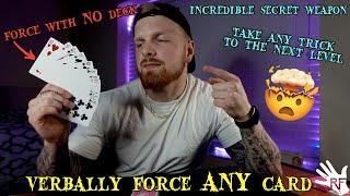 Make ANY Effect ABSOLUTELY MIND BLOWING With This Verbal Card Force | Mentalism/Card Magic Tutorial