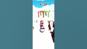 Santa Runner 3d #gameplay #game #shorts #androidgames All Levels Gameplay walkthrough (Android,iOS)