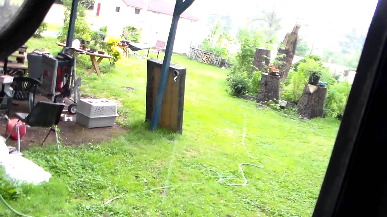 1/2 1 inch sized hail in Sultan Washington today YouTube