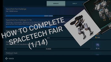 WAR ROBOTS SPACETECH FAIR Event how to complete (1/14)