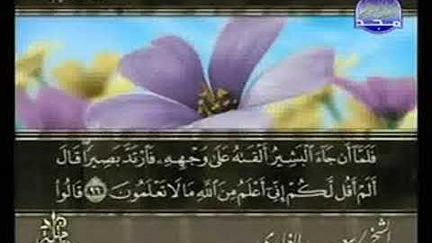 سورة يوسف من الآية 96 الى الآية 111