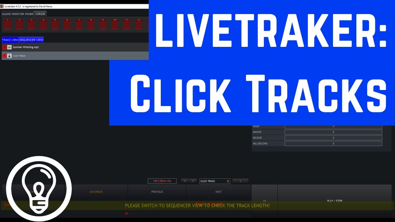 Click Track. Download Adding Click Tracks in LiveTraker - YouTube