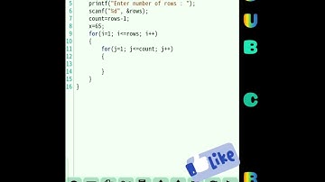Pattern 23 | Alphabetical Pyramid pattern | C program | #shorts #coding @ankitanant #code #pattern