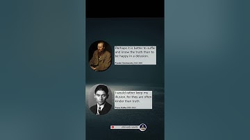 Kafka & Dostoevsky on suffering #kafka #shorts