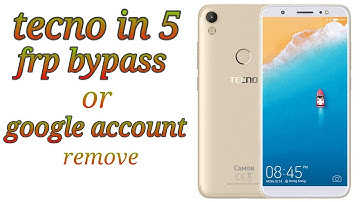 Tecno IN5 Frp Unlock Without Pc//Bypass Google Account remove