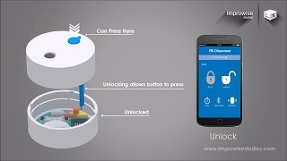 Smart Semi-Automatic Pill Dispenser - 3D Concept Design