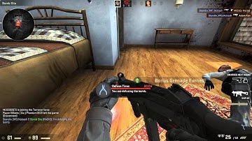 UMP-45 #doublekill #nice defusing bomb #CSGO By Standin.3W3.Nobash