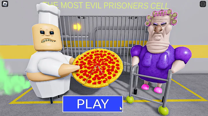 (Update!) GRUMPY GRAN EAT PIZZA - BARRY'S PRISON RUN! New Scary Obby #ScaryObby #Roblox