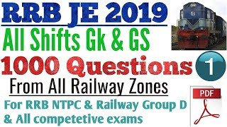 rrb je 2019 general awareness