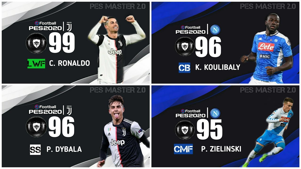 JUVENTUS & NAPOLI CLUB SELECTION FEATURED PLAYERS MAX RATINGS | JUNE 22