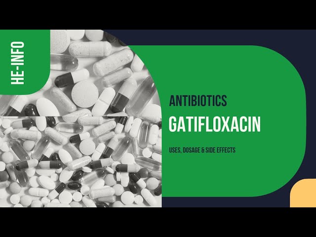 #Gatifloxacin | Uses, Dosage, Side Effects & Mechanism | Zymar