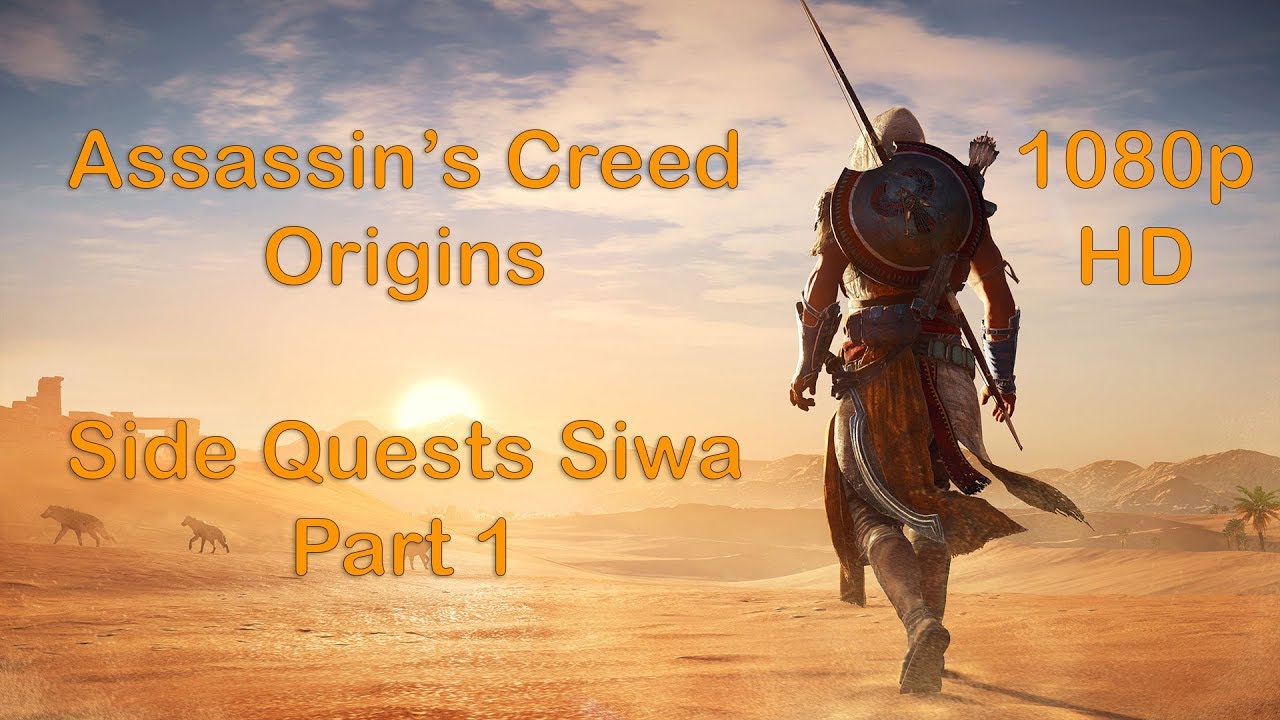 Assassin's Creed: Origins Gameplay Side Quests Siwa Part 1