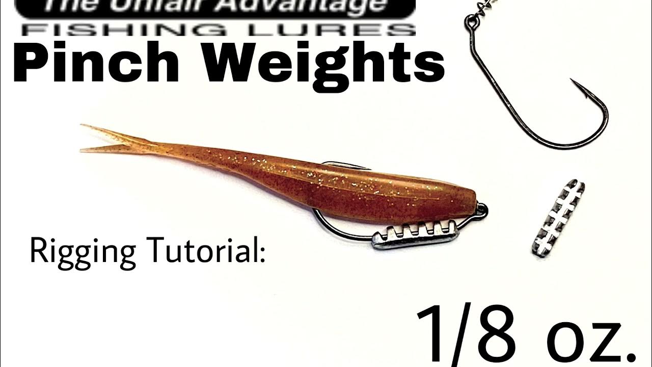 D.O.A. C.A.L. Jerk bait and Pinch Weight rigging tutorial. 