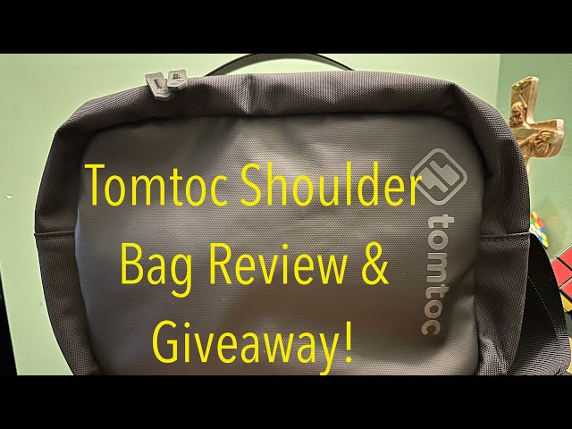 Tomtoc iPad Shoulder Bag Review & Giveaway!!!🎉
