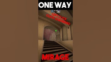 🤯ONE WAY Smoke Caverna (Ramp) en Mirage!!! Cs go #shorts #Shorts