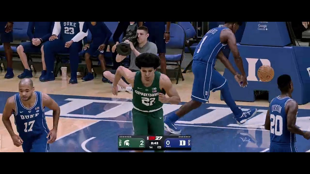 Fictional College Hoops 2K27 Test Footage
