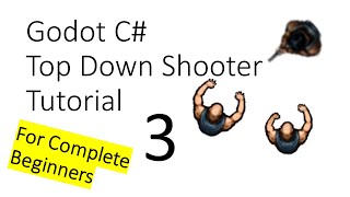 Godot C# Beginners Top Down Shooter Tutorial - 3 - Chasing Enemy