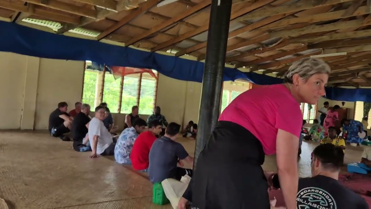 On the way for Kava Ceremony.