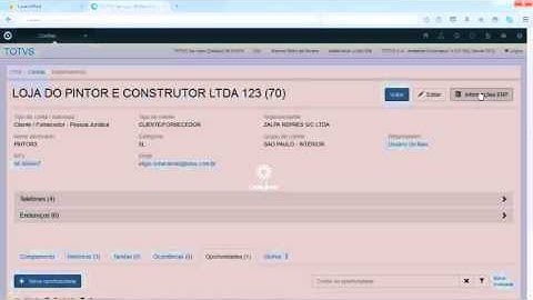HOW TO - Datasul - Informações do Emitente a partir do CRM