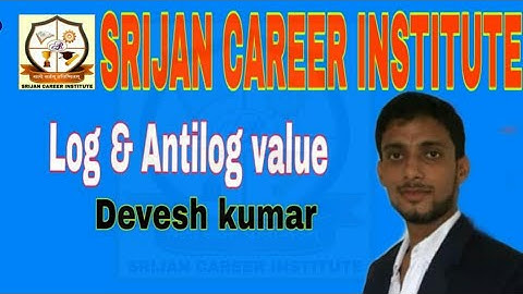 LOG & ANTILOG VALUE