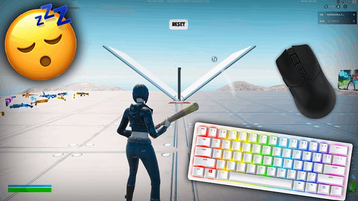 Razer huntsman mini mercury😴 1v1 Build fight | ASMR  gameplay 😴 (Fortnite KBM ASMR)