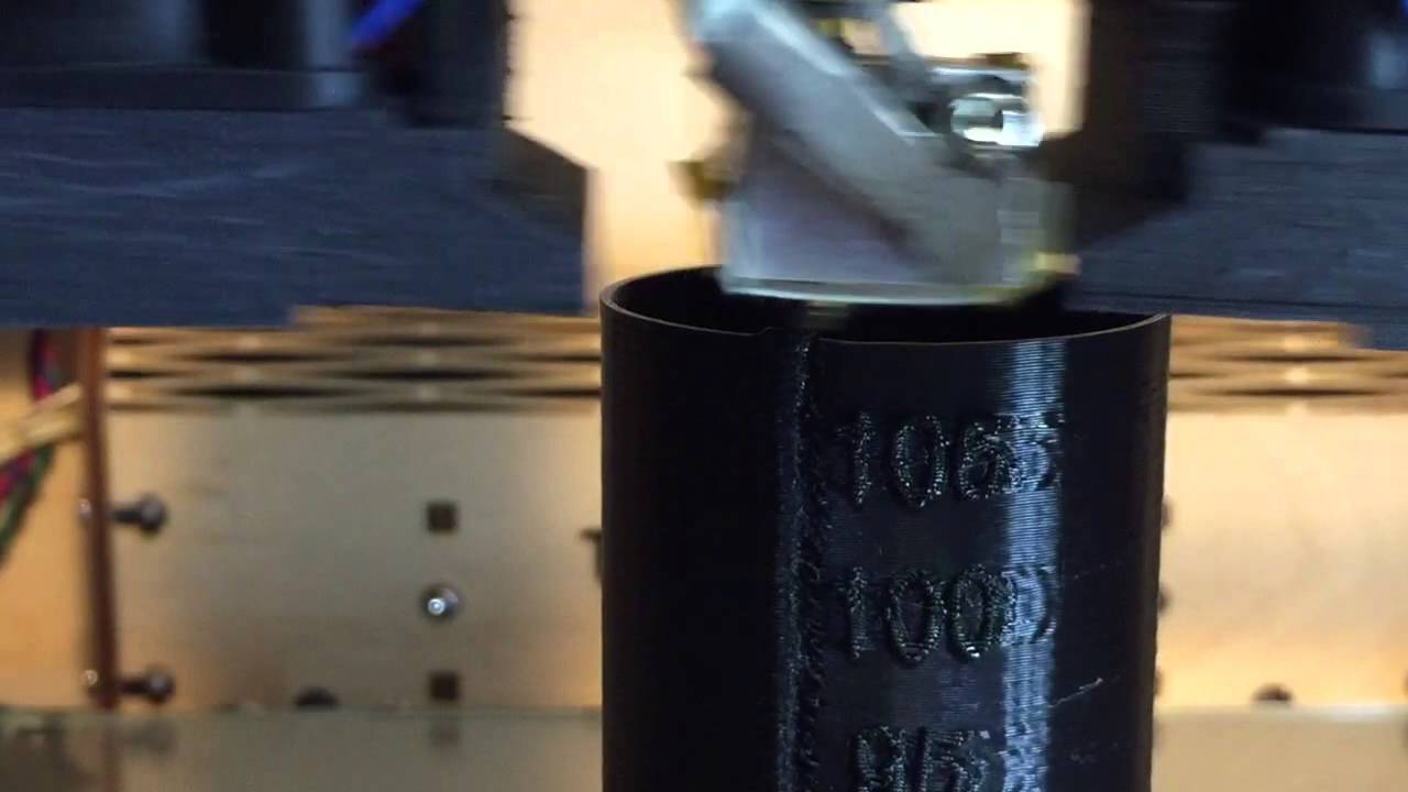 10mm3 Speed test on Ultimaker modded for 1.75mm filament