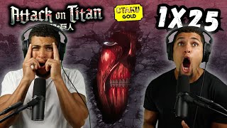 WHAT IS THAT!?!? | ATTACK ON TITAN 1x25 REACTION! | *FINALE*