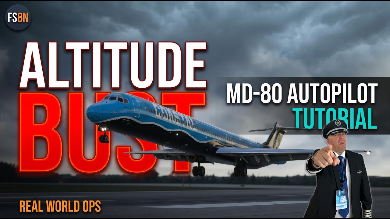 Stop Busting Altitudes — MD-80 Intermediate Level Off Tutorial | Leonardo MSFS 2024