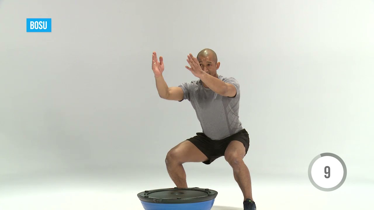 Bosu Balance trainer Air Step 58cm semiesfera de equilibrio - RISCKO