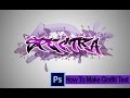 Photoshop Tutorial -  How to Make Grafiti Text Effect with Gradients (SpecTra EditZ)