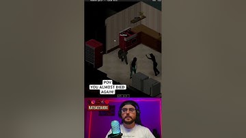 POV YOU ALMOST DIE AGAIN! Follow me on Twitch! #ratbastardx #twitch #stream #projectzomboid