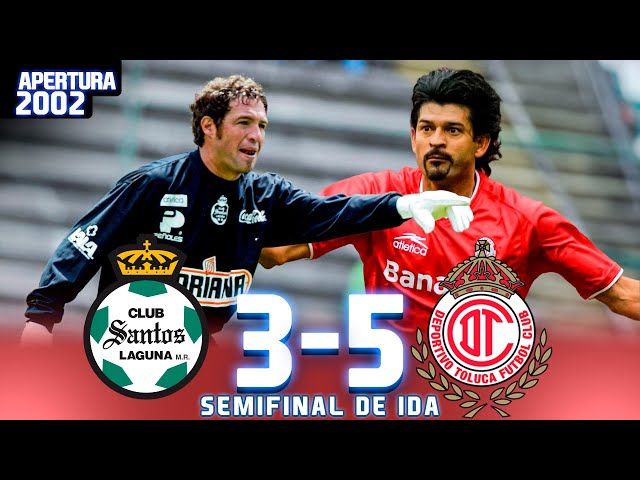 GOLIZA en la Casa del Dolor Ajeno 👊 SANTOS 3-5 TOLUCA 😈 Semifinal Ida - Apertura 2002 class=